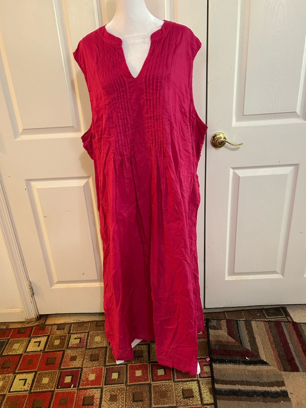 Woman Within vivid pink dress, size 30W